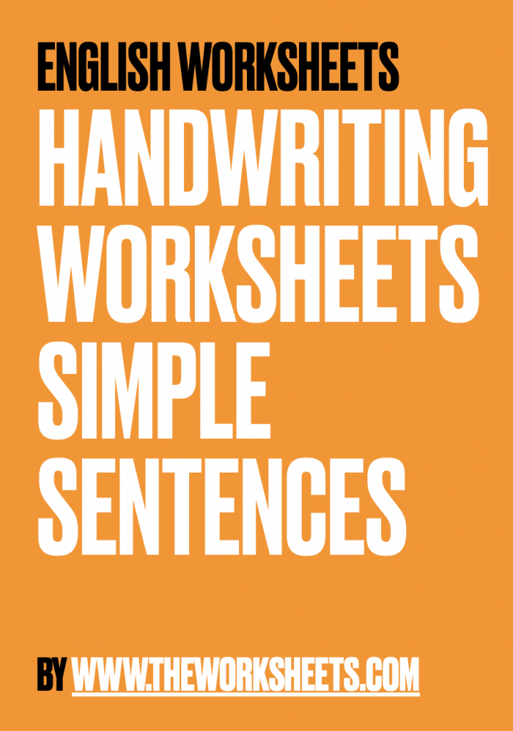 10-stunning-english-handwriting-worksheets-simple-sentences-theworksheets